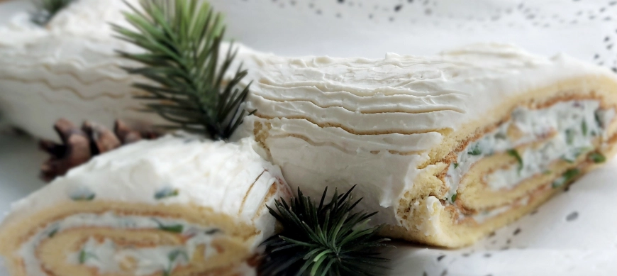 Pionono salado para Navidad