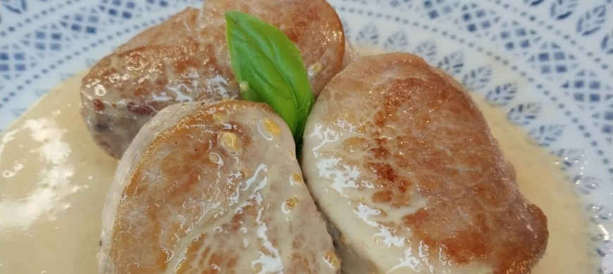 Solomillo de cerdo con salsa de turrón 3 raciones