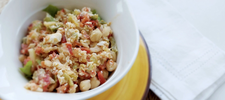 Ensalada de garbanzos en 5 minutos