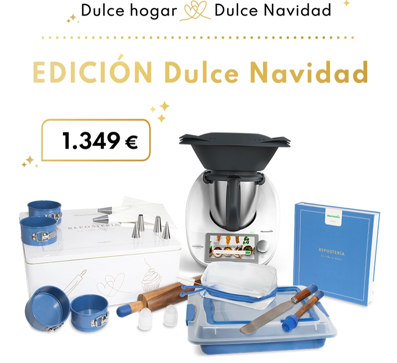 Abanico de brioche postre de Navidad con Thermomix®