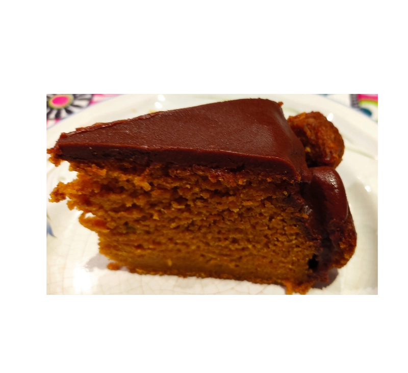 Bizcocho de zanahoria vegano