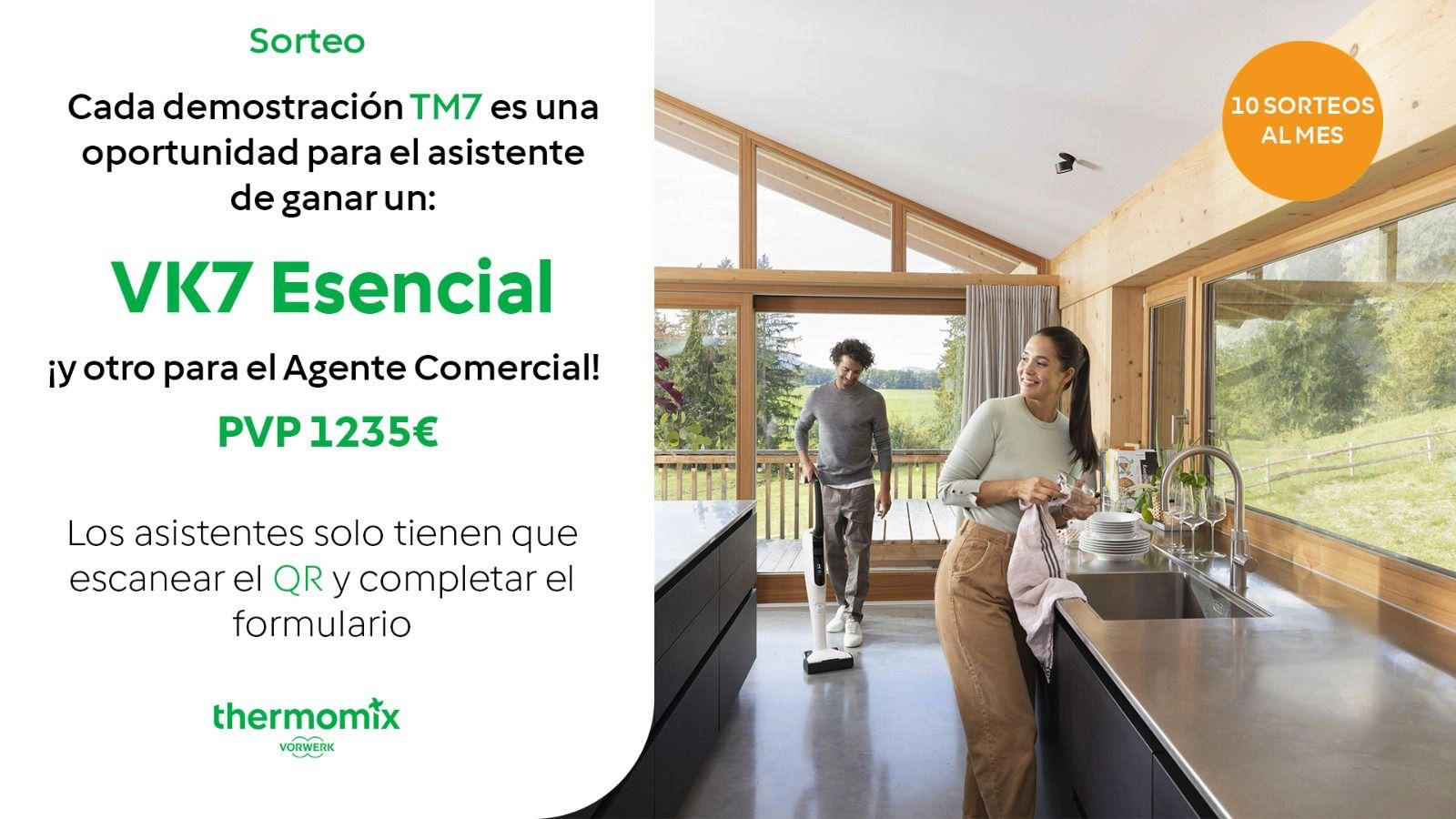 Con cada demostración de Thermomix TM7 entras en el sorteo de aspirador Kobold
