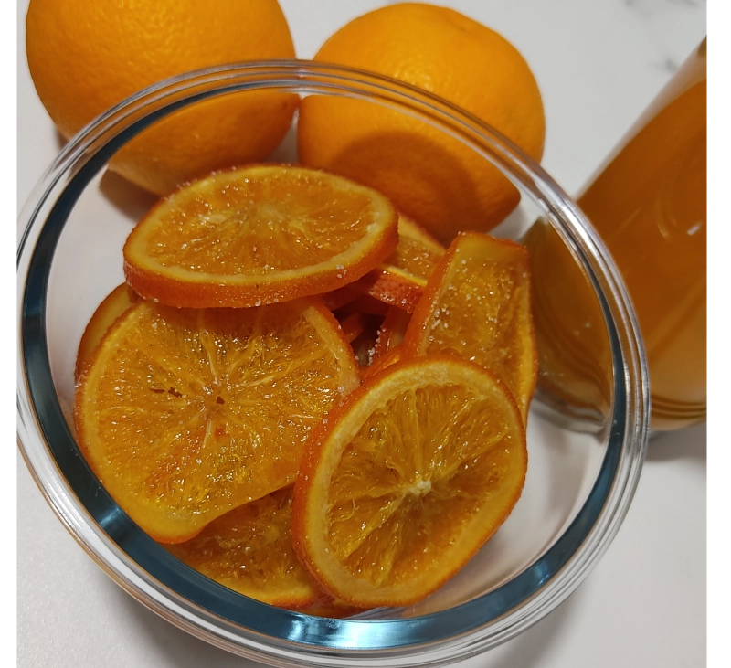 Naranja confitada