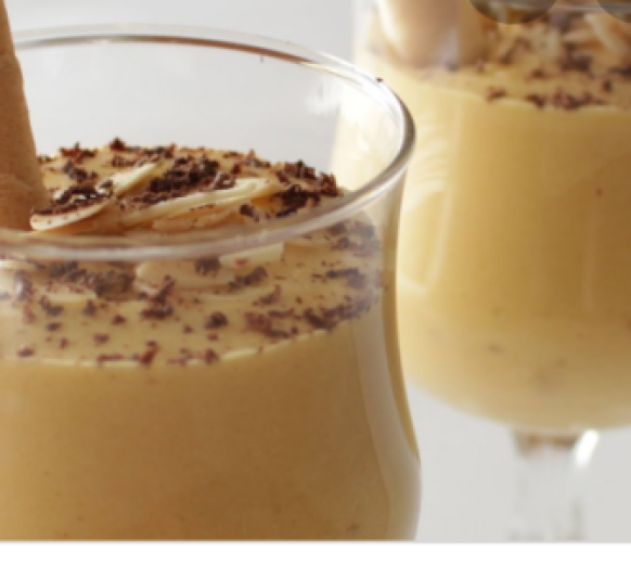 Mousse de turron con limon