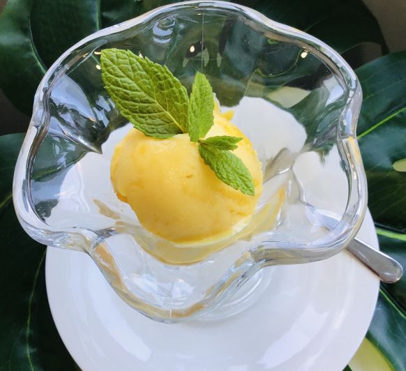 Helado de mango lihgt