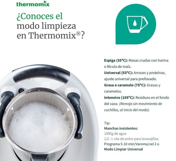 Modo PRELAVADO en Thermomix®