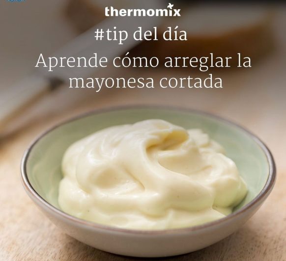 Arreglar mayonesa cortada en Thermomix® 