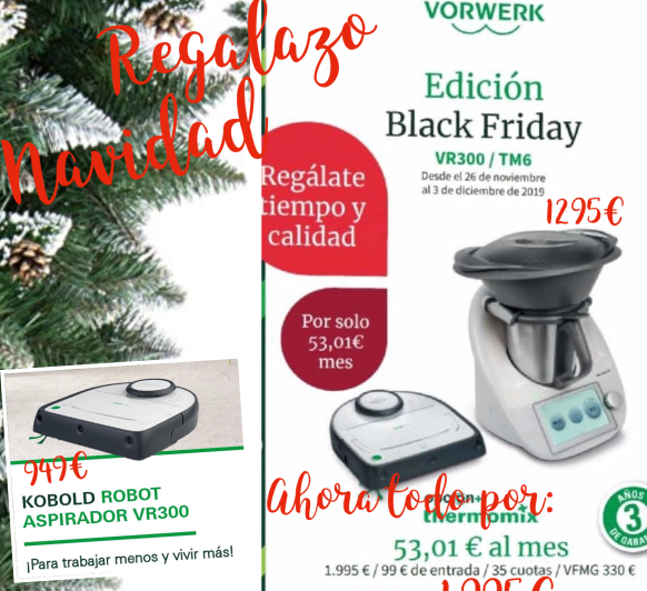 Black Friday hasta el 23 de diciembre 2 robots: Thermomix® y kobold